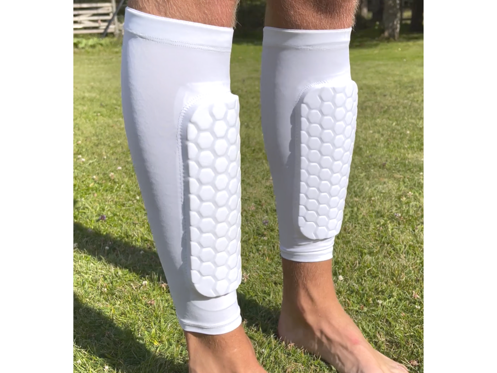 Sheen Guard Example ShinDefender - The World’s Smartest Shin Guards